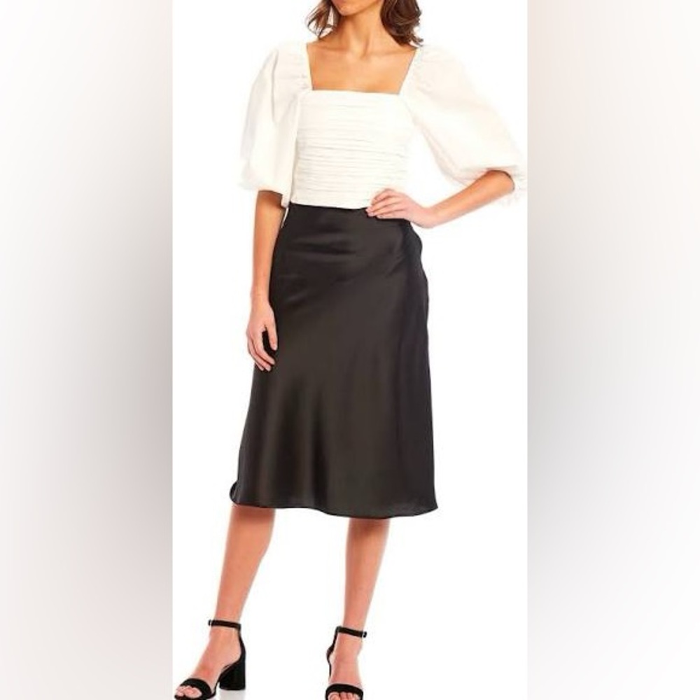 DILLARDS - originality black slip skirt - New - medium
